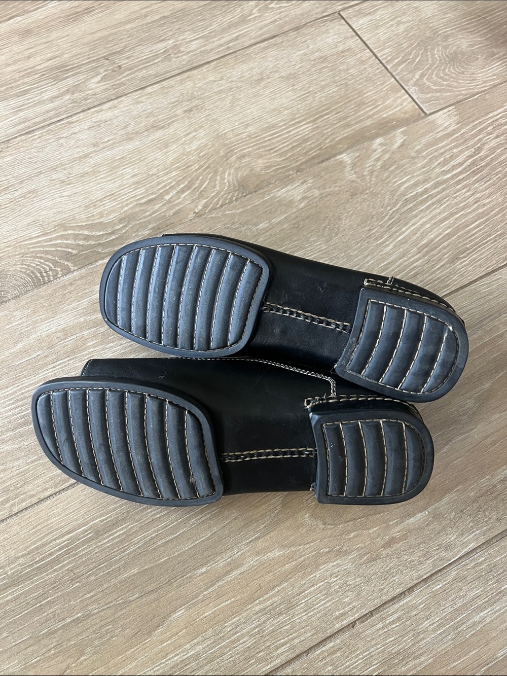 Cole Haan Black Leather Open-Toe Mules - Picture 3 of 4